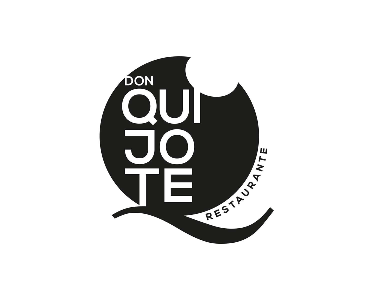 Logotipo diseñado para el Restaurante Don Quijote