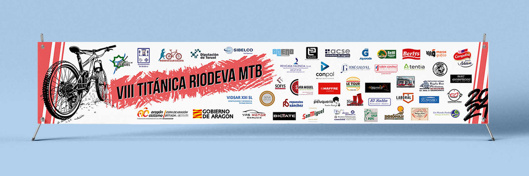 Valla diseñada para la Titánica Riodeva